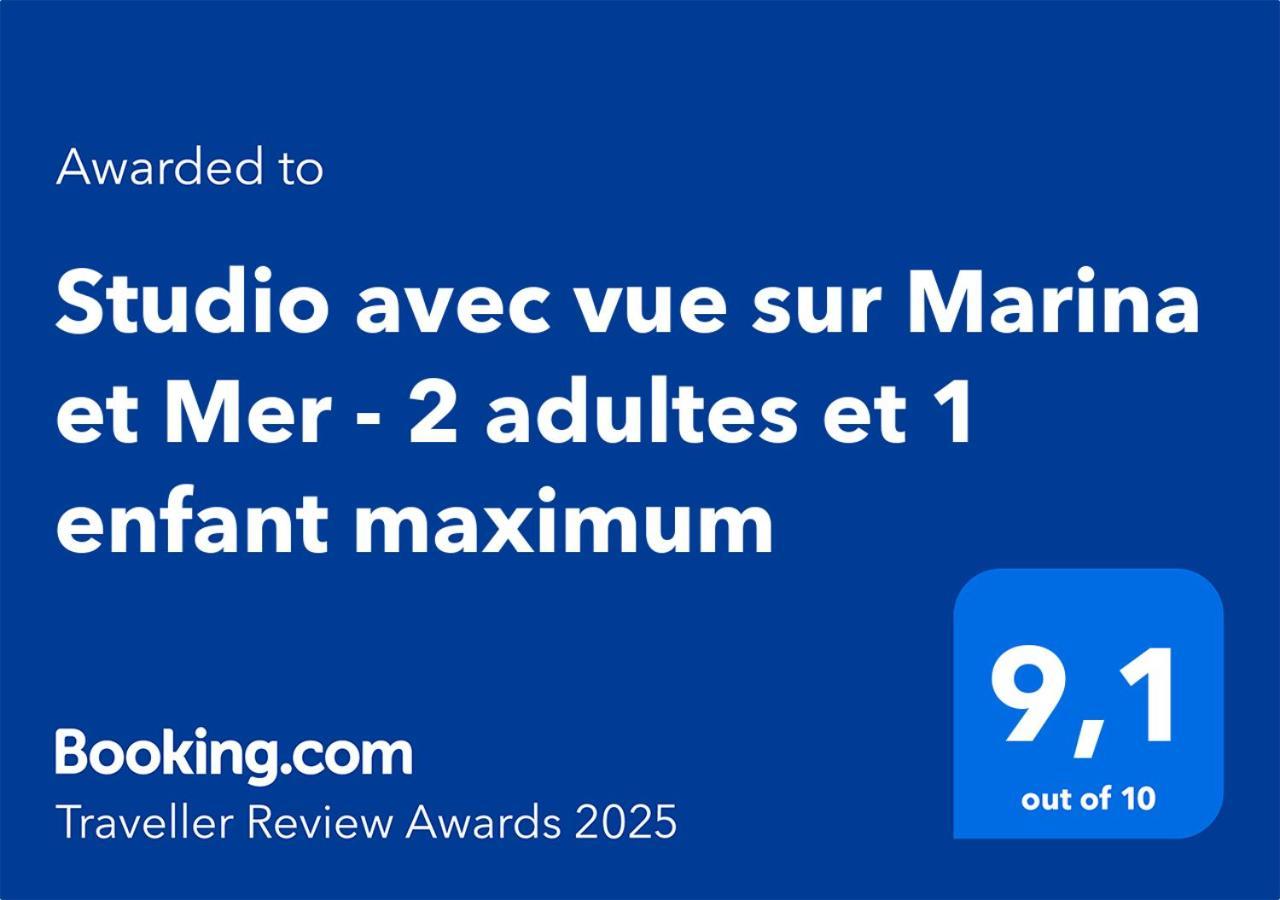 Studio Avec Vue Sur Marina Et Mer - 2 Adultes Et 1 Enfant Maximum Mandelieu-la-Napoule Exterior photo